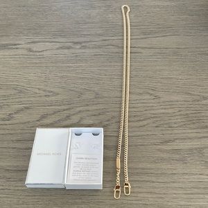 Michael Kors Gold Crossbody Strap